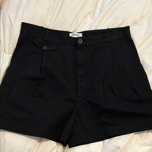 Agolde High Waist Black Shorts